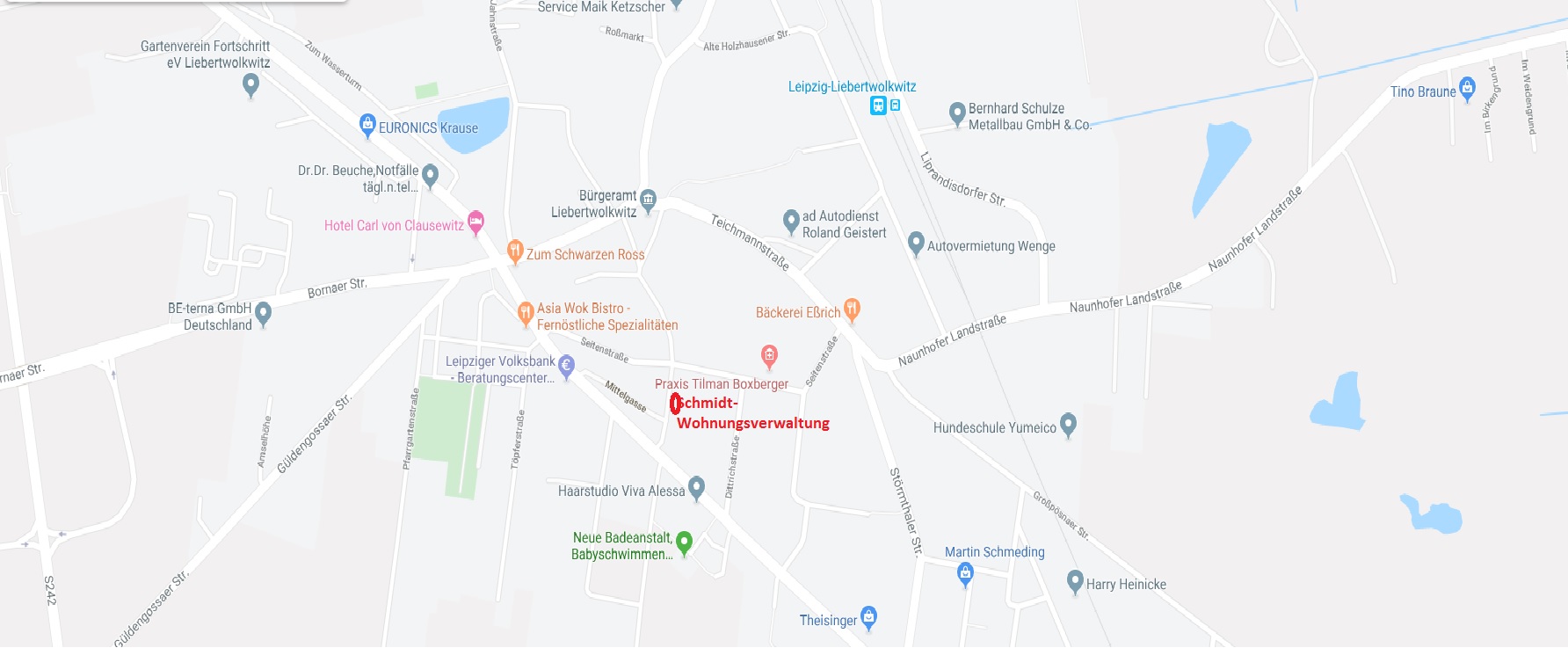 Map lage